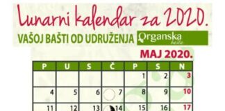 Organska bašta – Lunarni setveni kalendar za maj