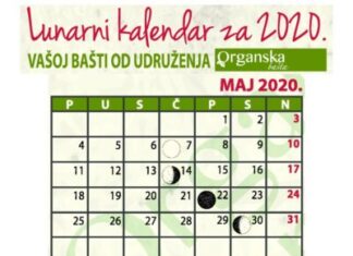 Organska bašta – Lunarni setveni kalendar za maj